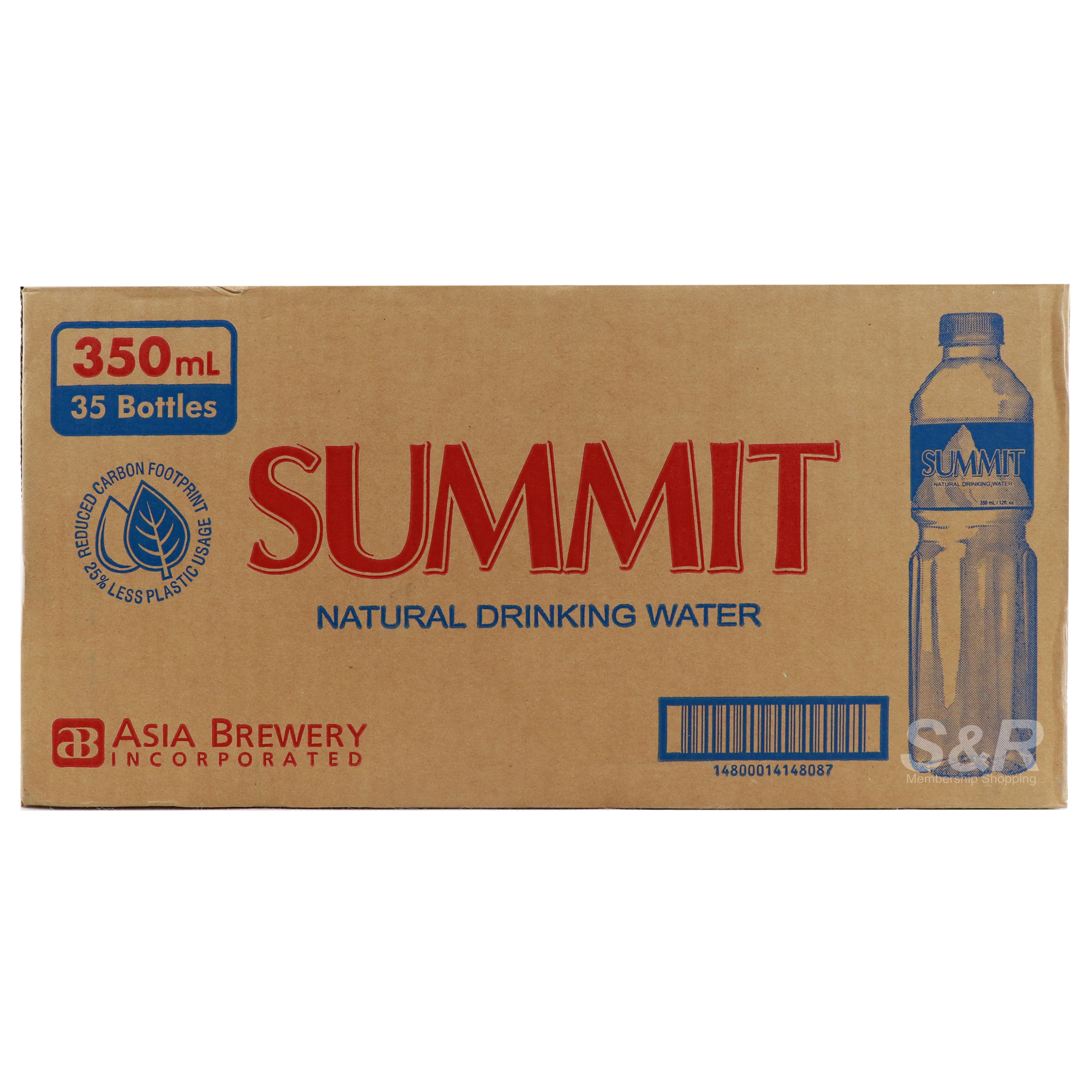 Summit Natural Drinking Water (350mL x 35pcs)